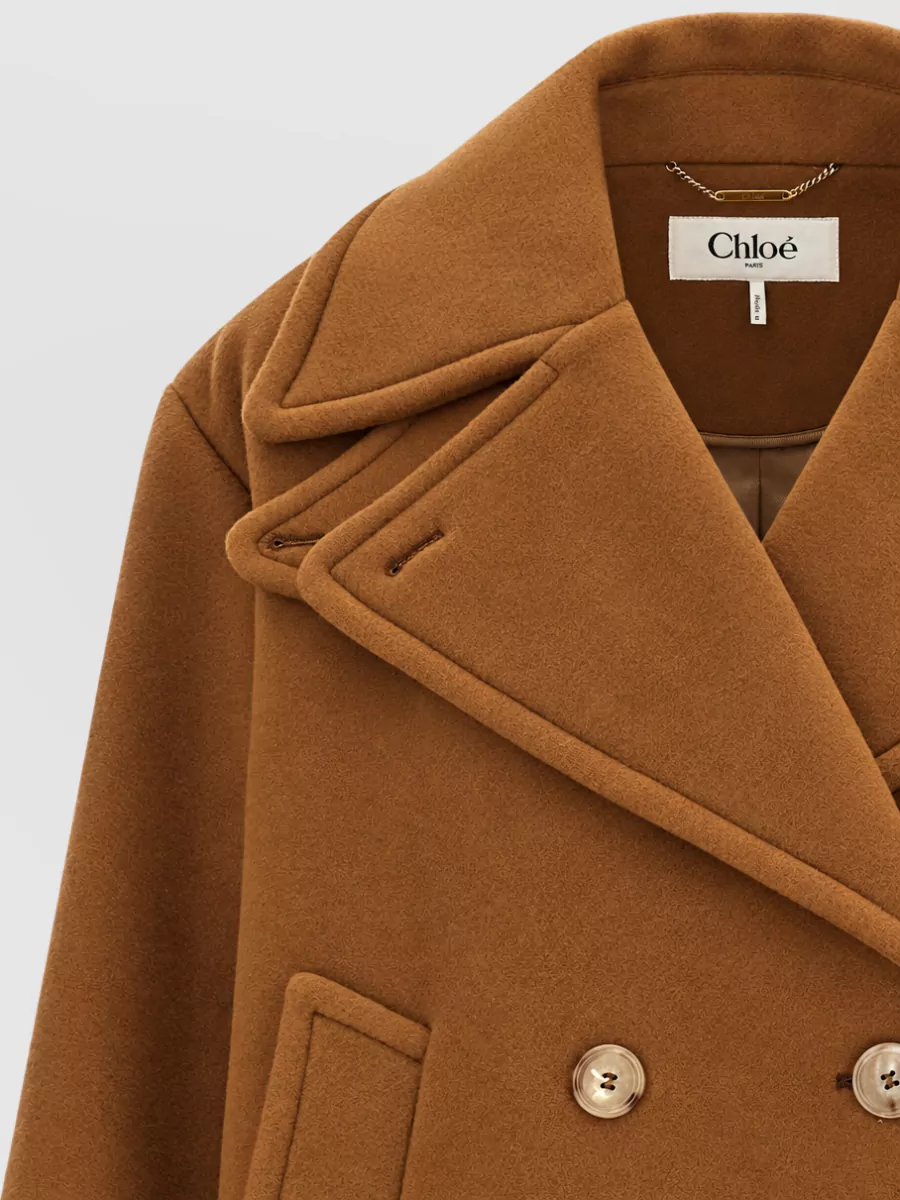 Chloé Wool Double-Breasted Coat