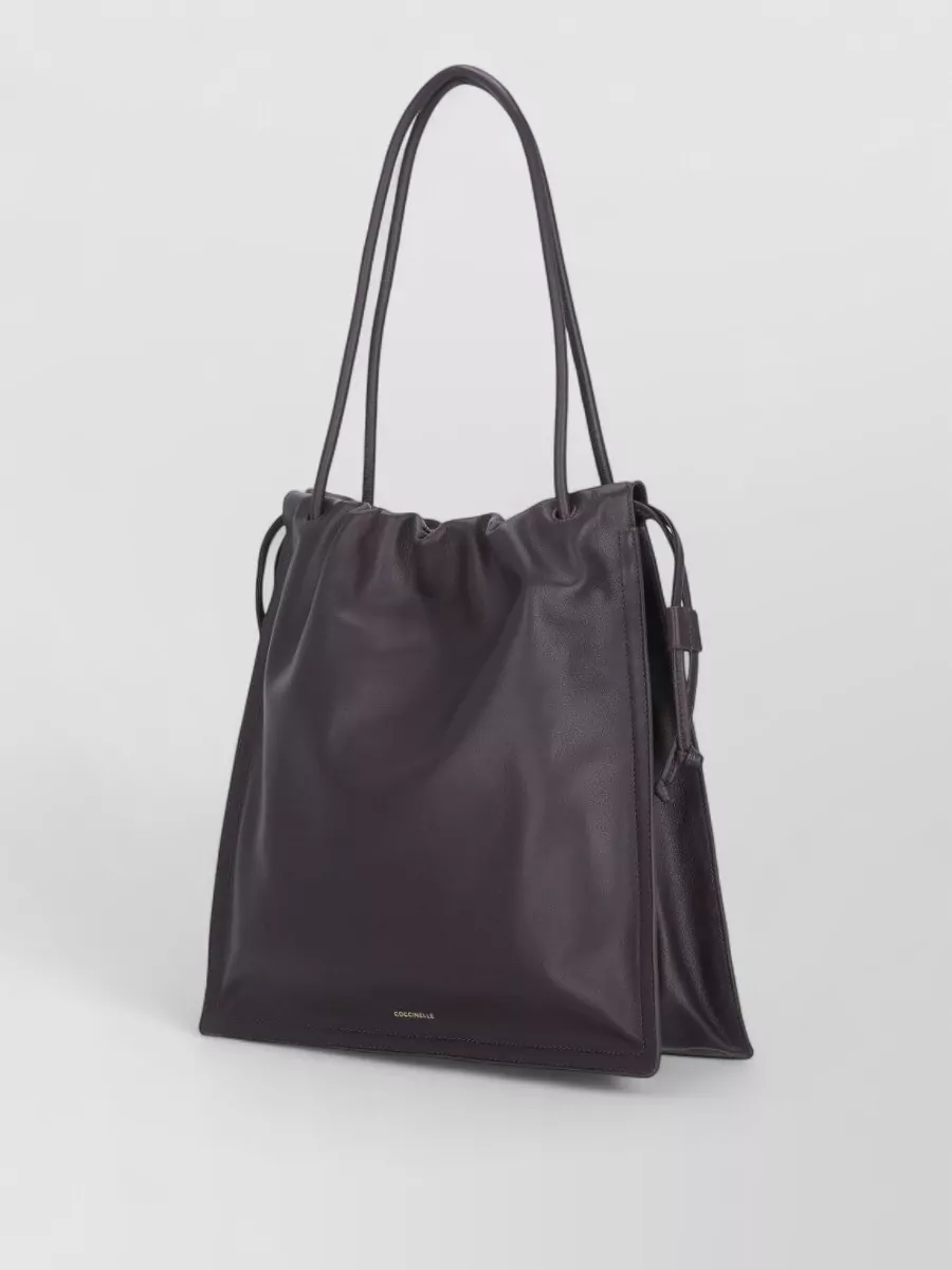 Coccinelle Leather Shopper Bag Two Top Handles