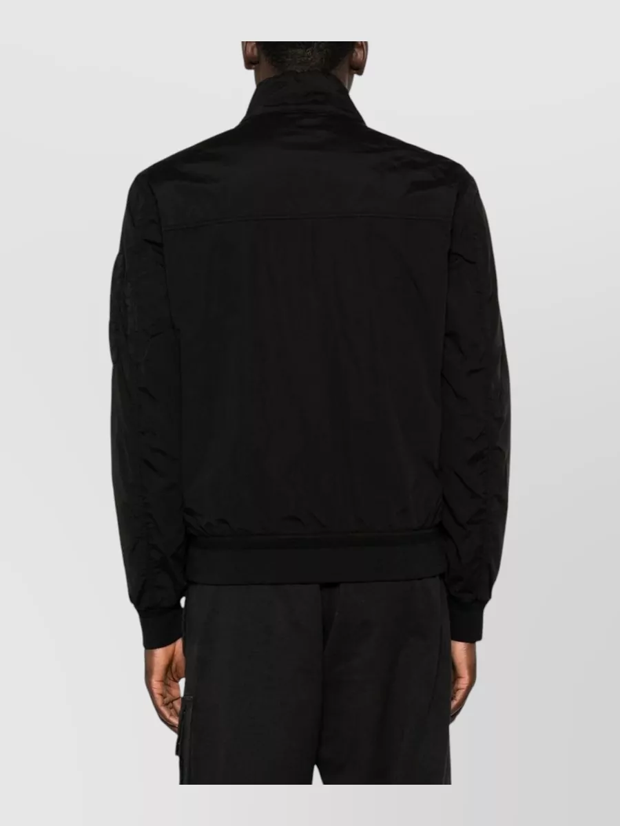 C.p. Company High Neck Nylon Bomber Jacket