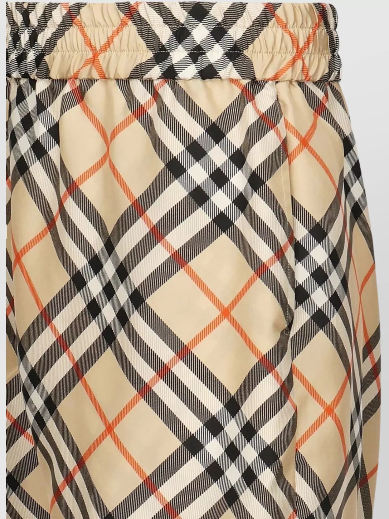 Burberry Vintage Check Silk Shorts