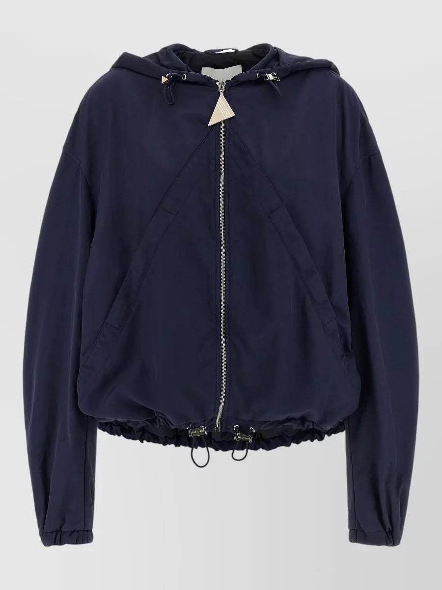 The Attico hooded bomber jacket