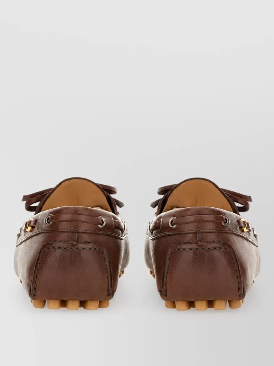 Valentino Garavani Leather Moccasins