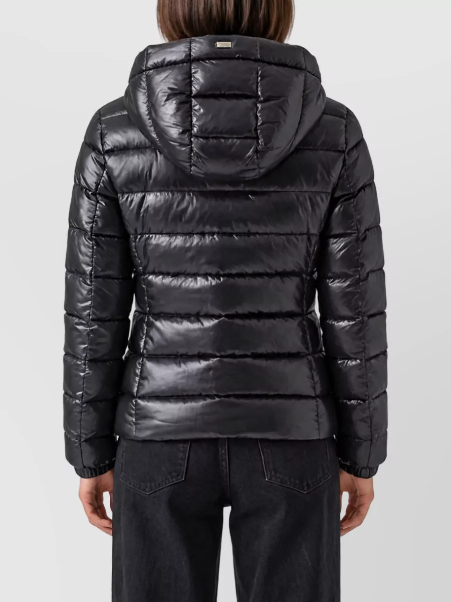 Herno Down Hooded Short Puffer Jacket