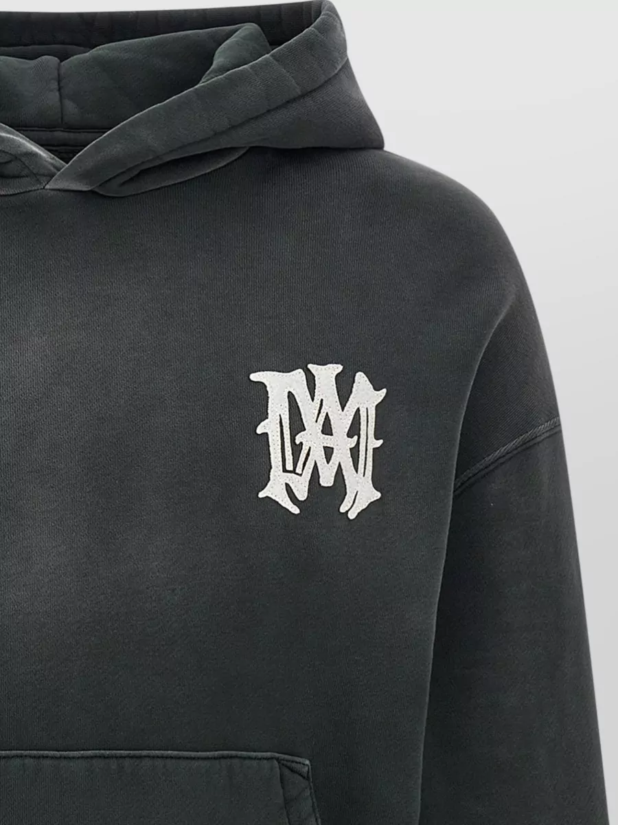 Amiri Cotton Faded-Effect Hoodie