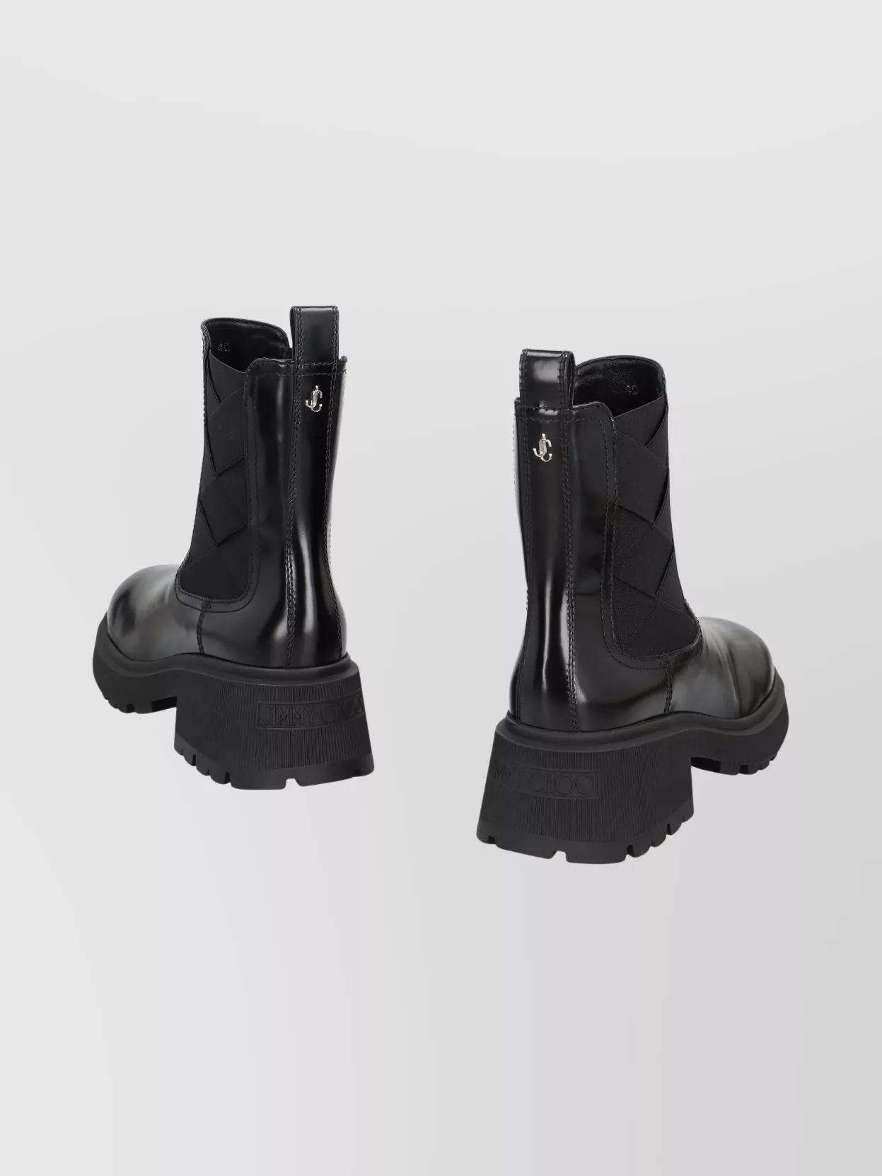 Jimmy Choo Leather Ankle Boots Chunky Sole