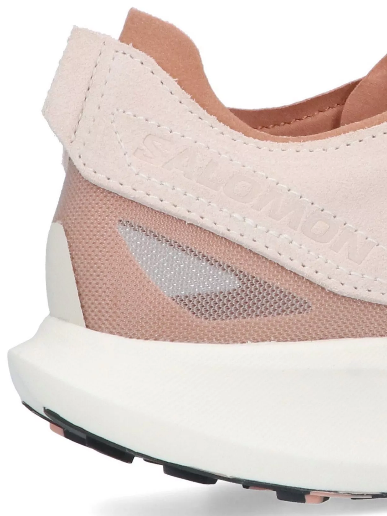 Salomon Low Top Sneakers With Mesh Panels And Rubber Sole