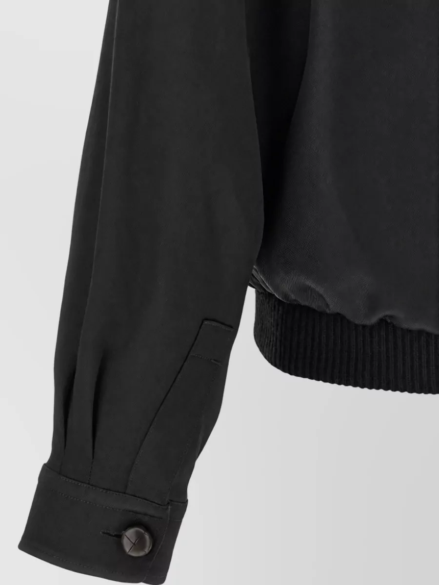 Zegna Silk Bomber Jacket
