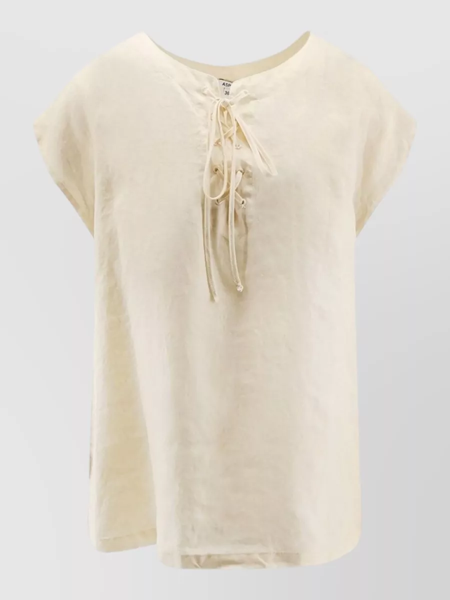 Aspesi linen sleeveless blouse