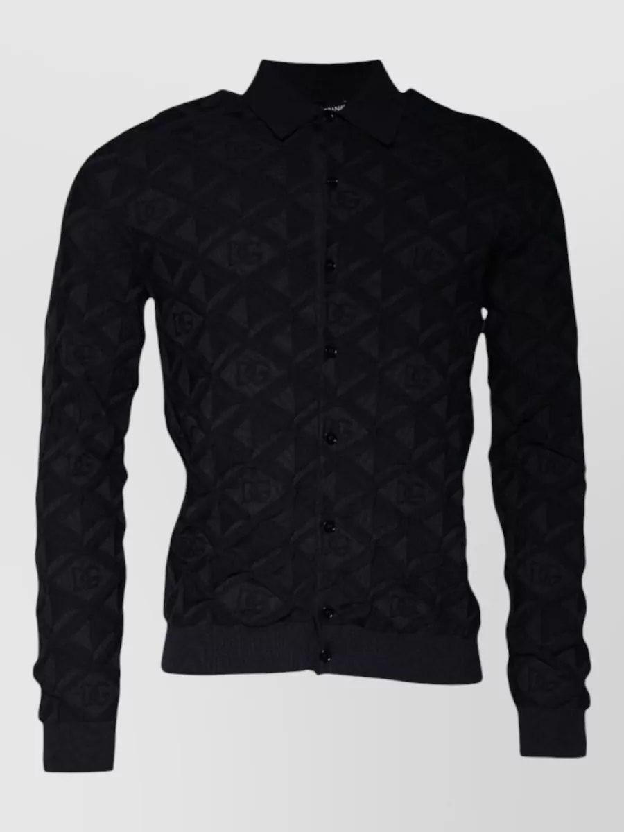 Dolce&Gabbana Silk crew neck cardigan