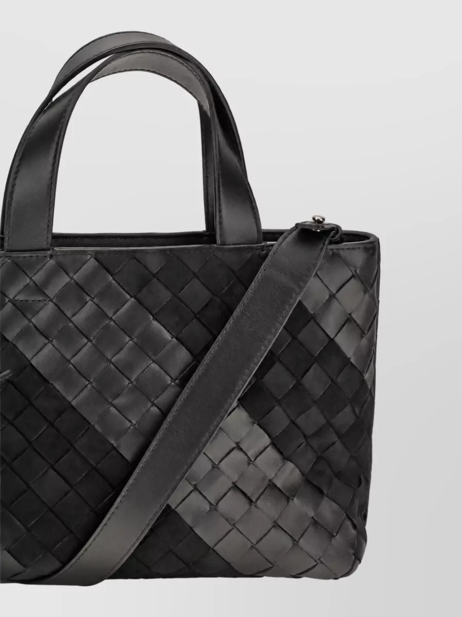 Bottega Veneta Leather Intrecciato Tote Bag