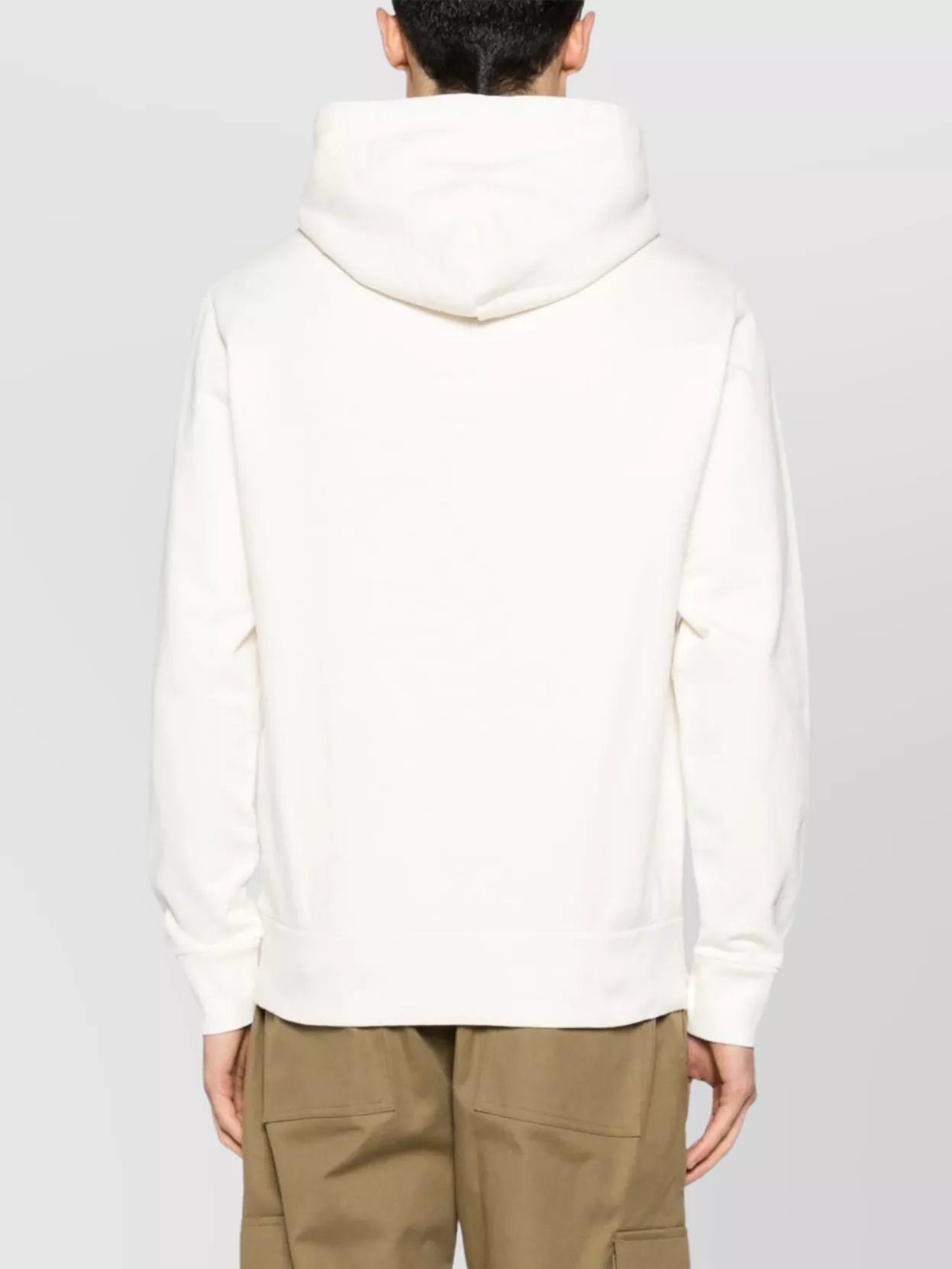 Ralph Lauren Hooded Sweatshirt With Drawstring And Pouch In White