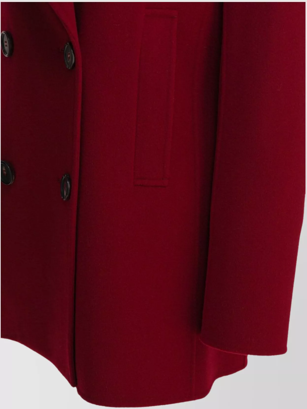 S Max Mara Lapels Double-Breasted Design Button Detailing Pockets