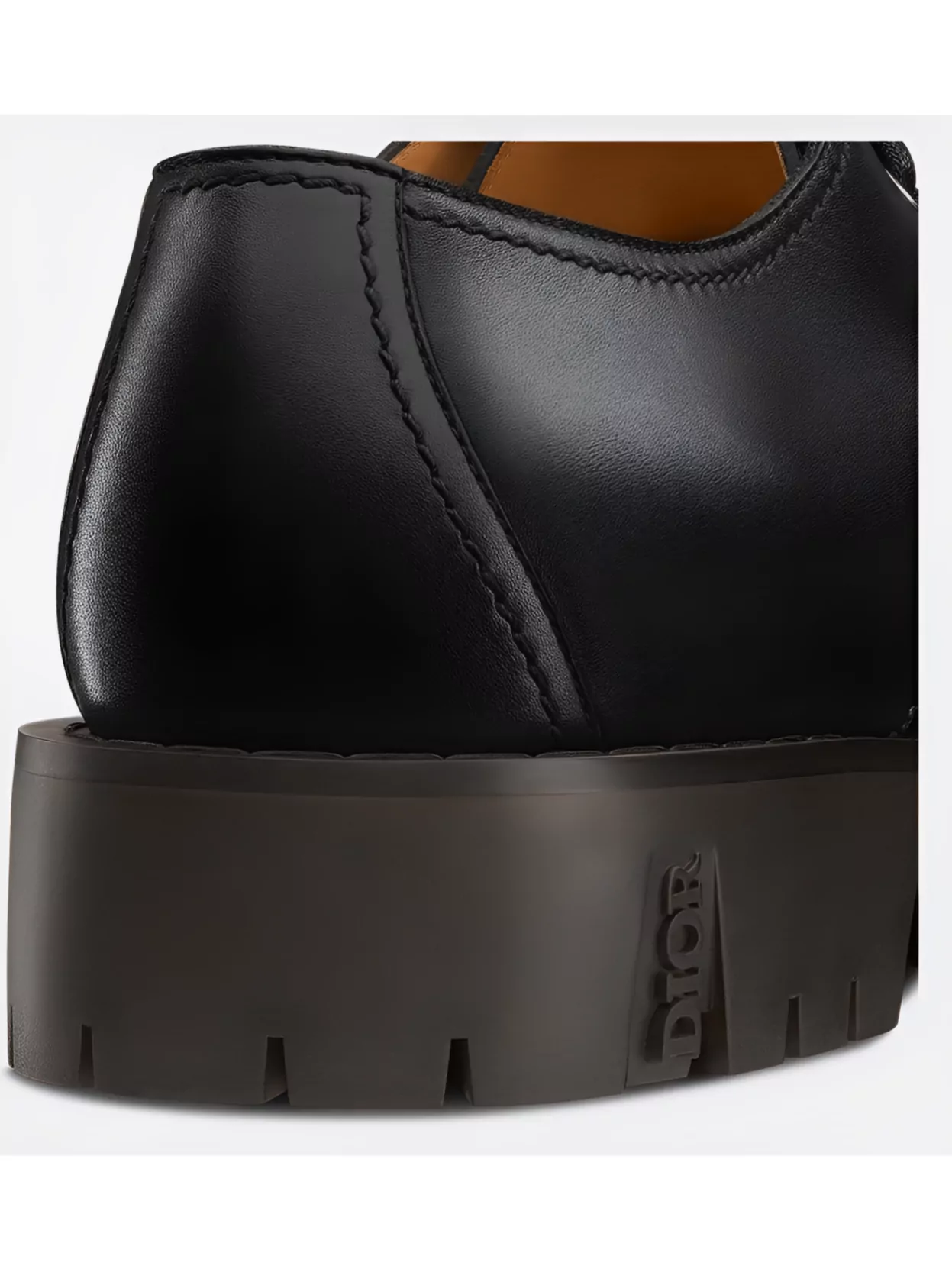 Christian Dior Laced Chunky Sole Shoes With Stitching Detail