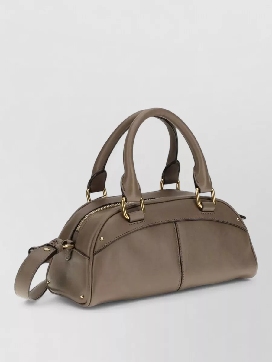 Chloé Shoulder Bag Top Handle Strap Charms