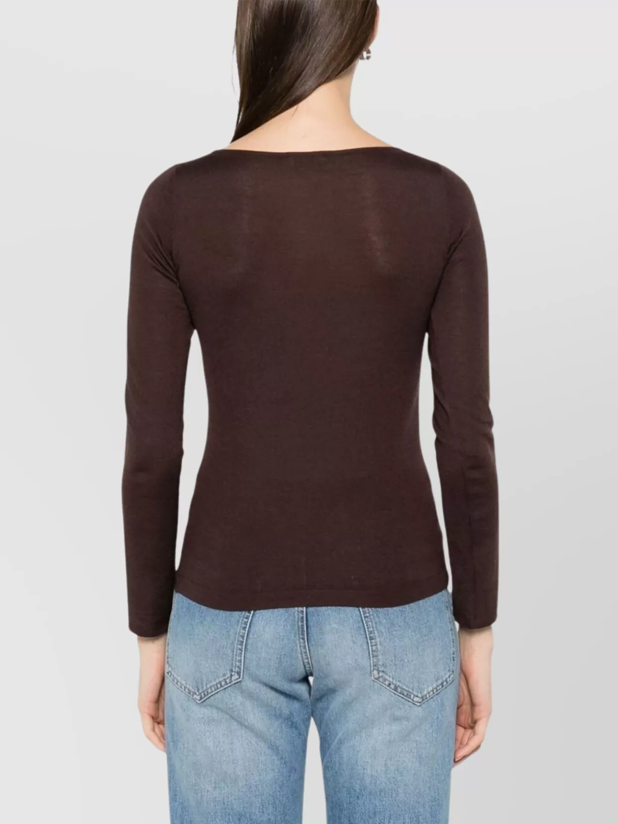 Brunello Cucinelli Cashmere Boat-Neck Sweater Ribbed Texture
