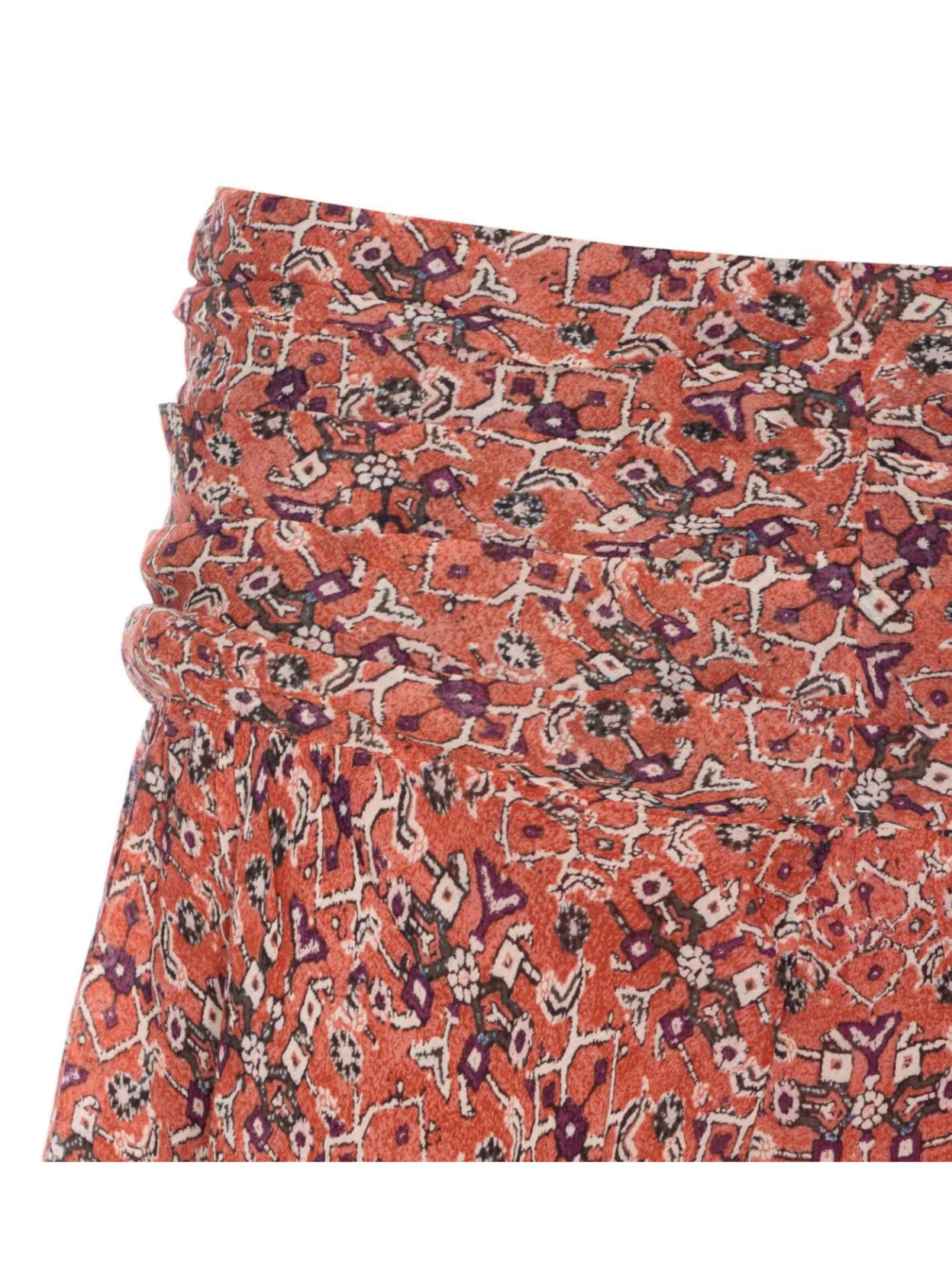 Isabel Marant Étoile Layered Ruffle Mini Skirt With Asymmetric Hem