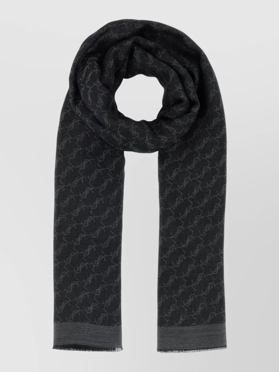 Saint Laurent cashmere silk scarf