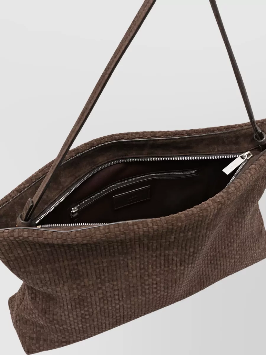 Marsell Braided Leather Pochette Bag