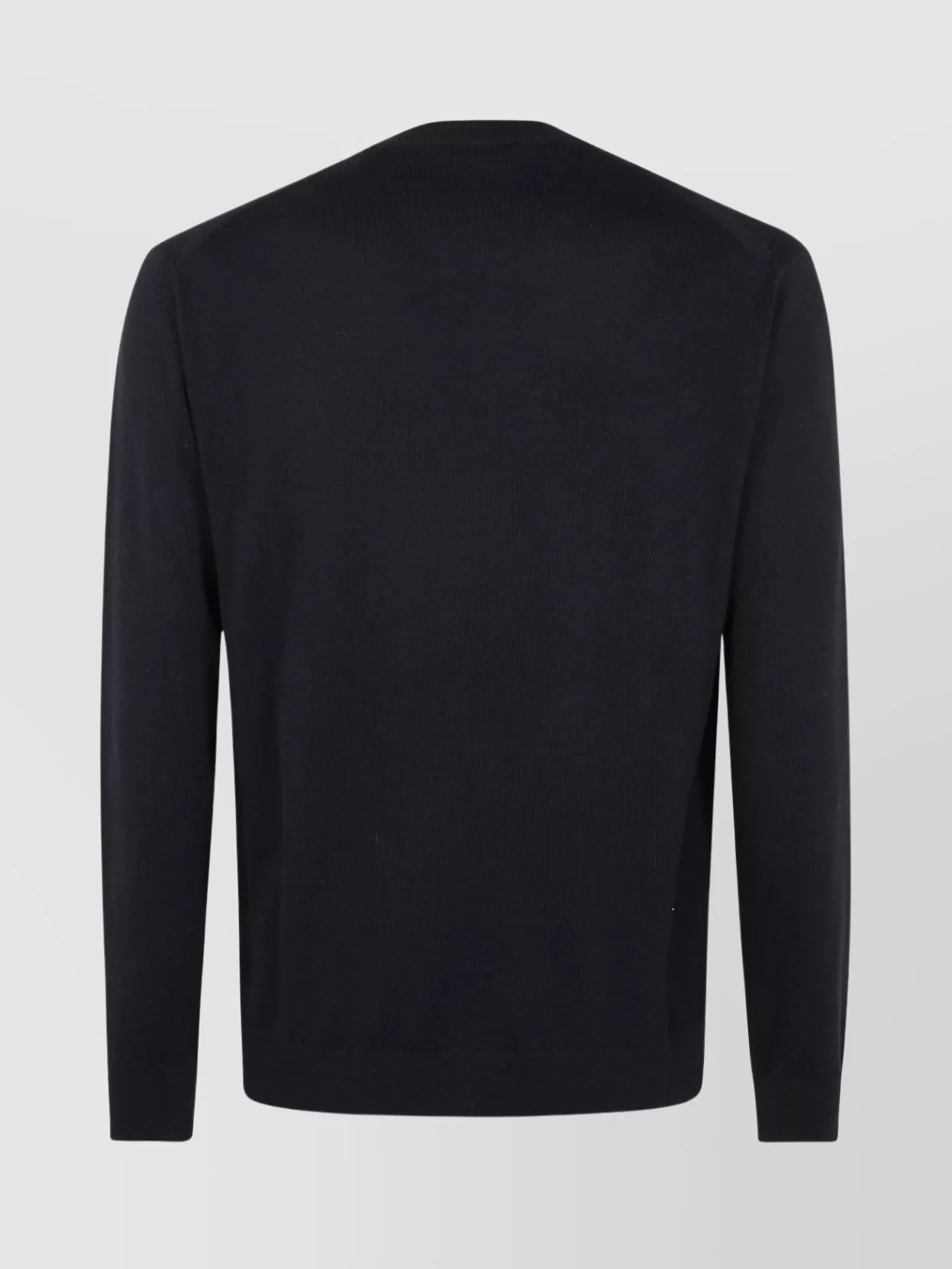 Jil Sander Long Sleeve Crew Neck Ribbed Sweater