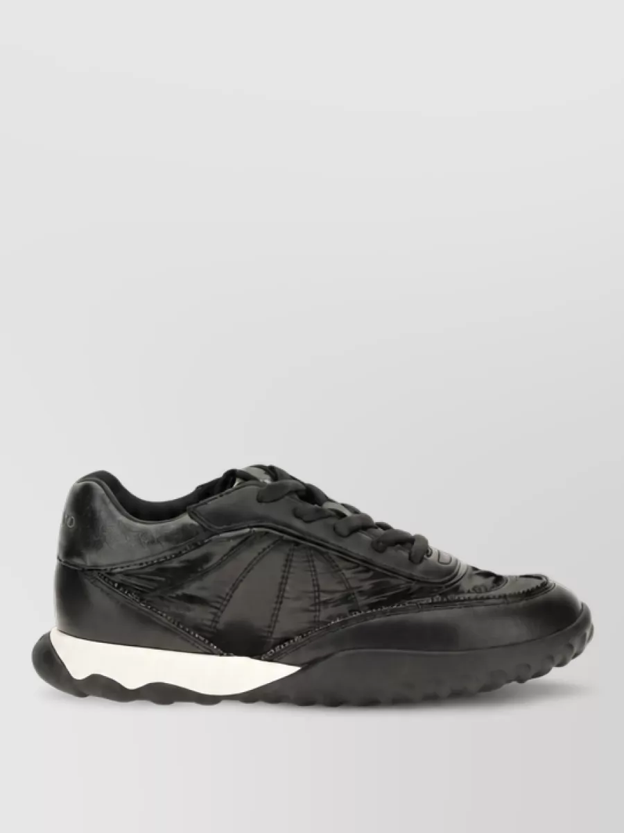 Pinko Leather Low-Top Sneakers