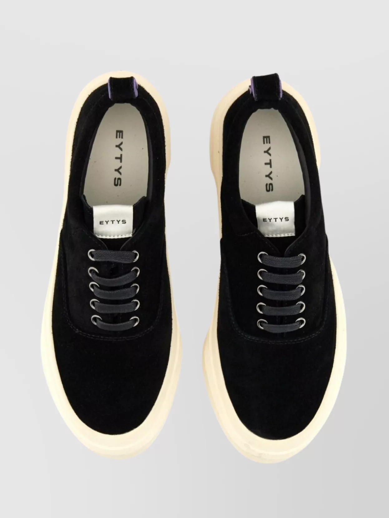 Eytys Suede Upper Rubber Sole Pull Tab Sneaker