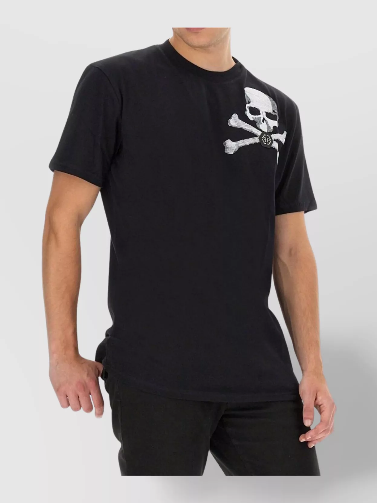 Philipp Plein Skull Graphic Logo T-Shirt