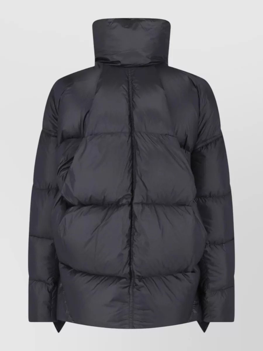 Rick Owens Down High-Neck Asymmetric Puffer Jacket
