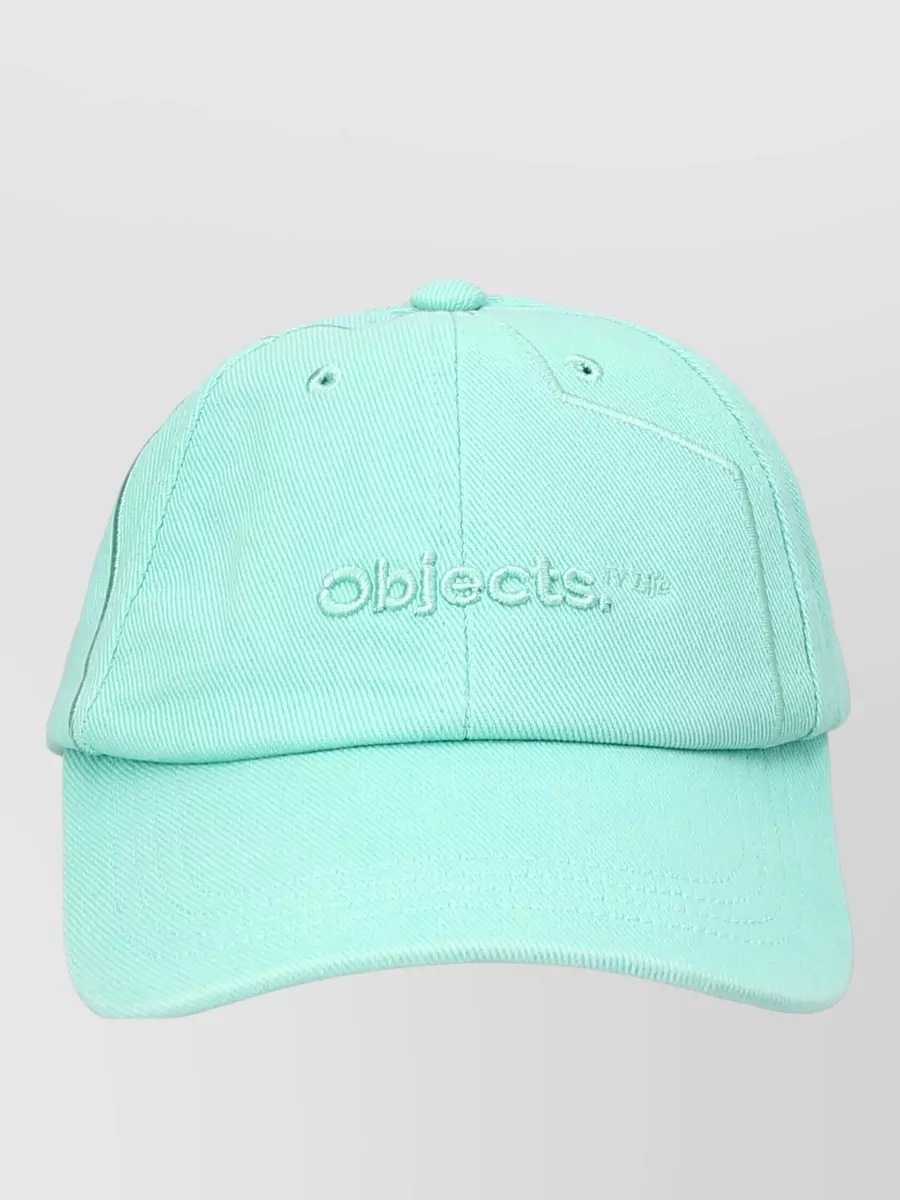 Objects Iv Life cotton logo embroidered baseball cap