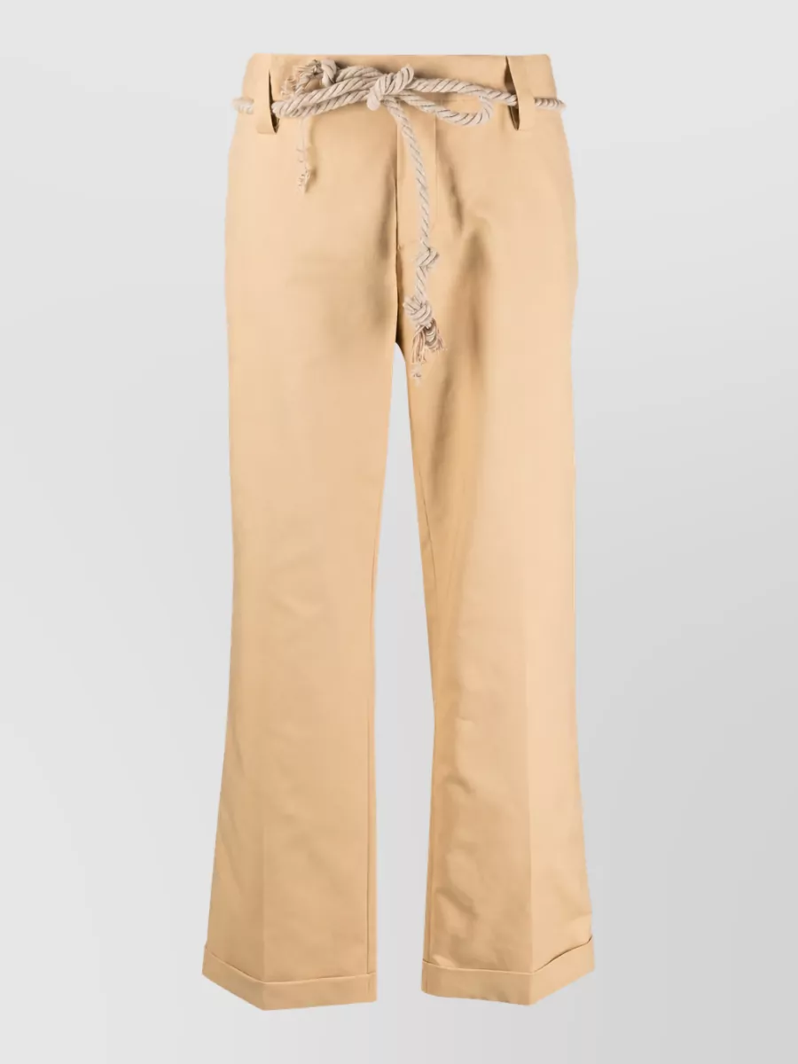 Jejia high-rise wide-leg trousers
