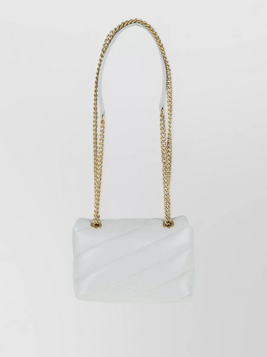 Pinko Love Bag Puff Baby Leather Quilted Shoulder Bag