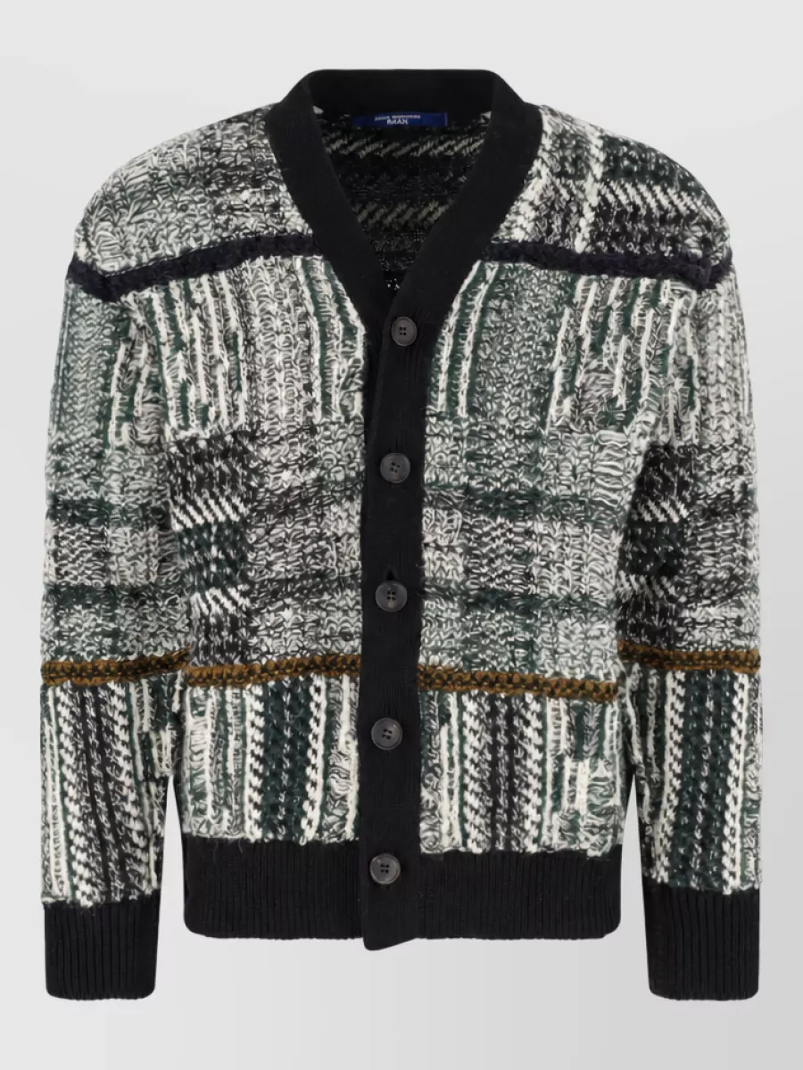 Junya Watanabe cotton wool crewneck jacket