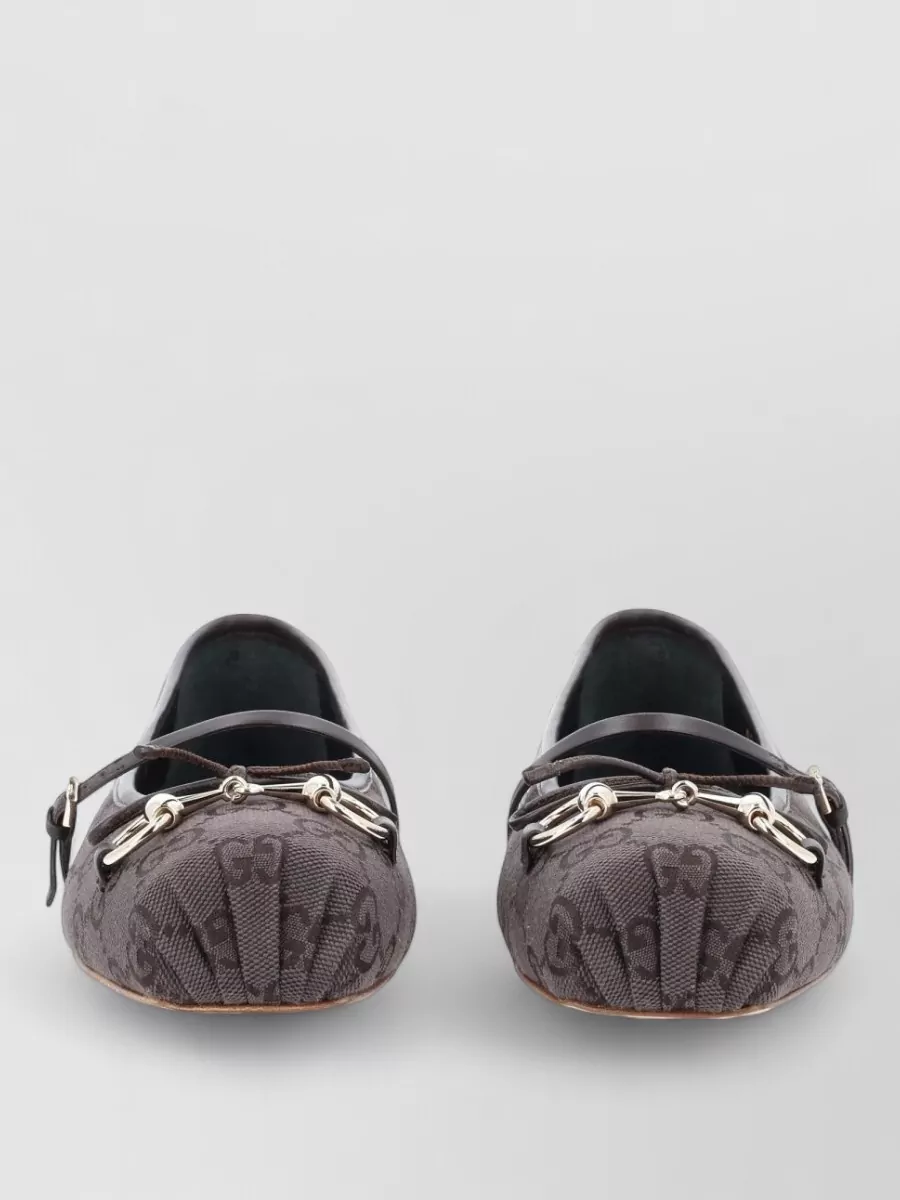 Gucci Logo-Detail Ballerina Shoes