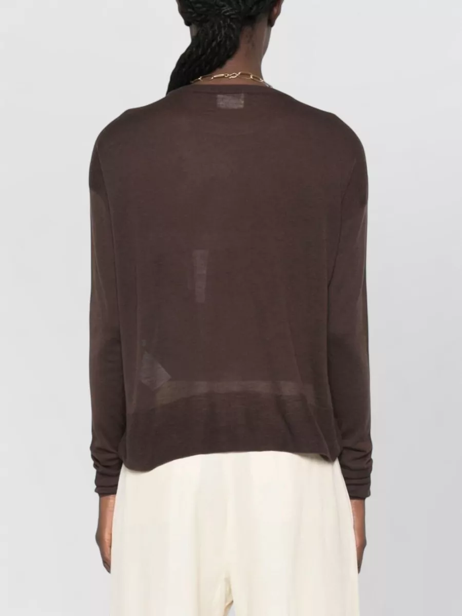 Closed Fine-Knit Wool Crew-Neck Sweater