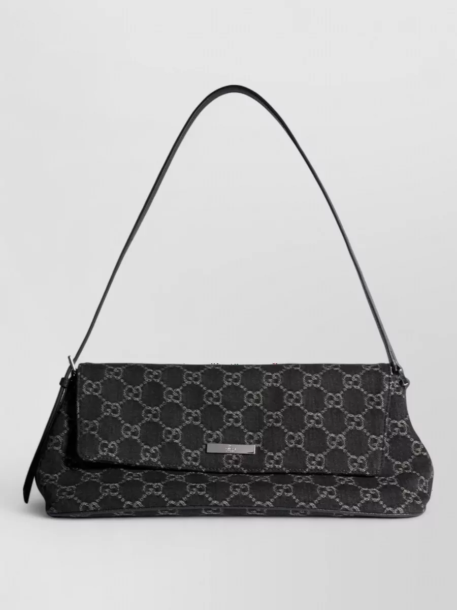 Gucci madison medium denim shoulder bag