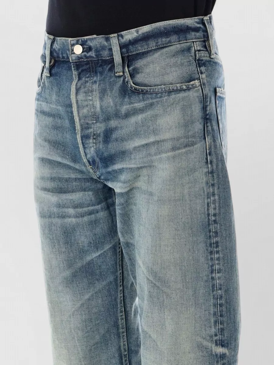 Fear Of God Denim Relaxed-Fit Straight-Leg Jeans