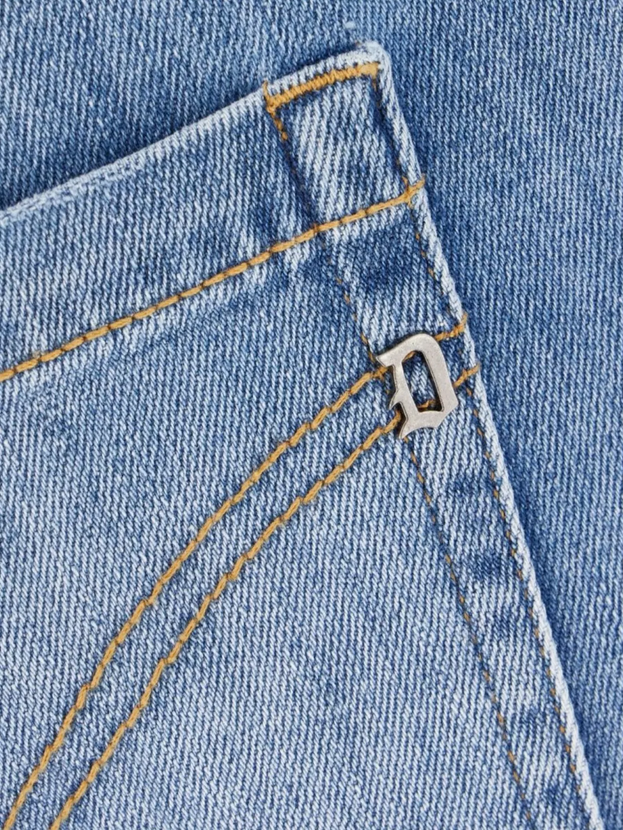 Dondup Belt Loops Distressed Five-pocket Style