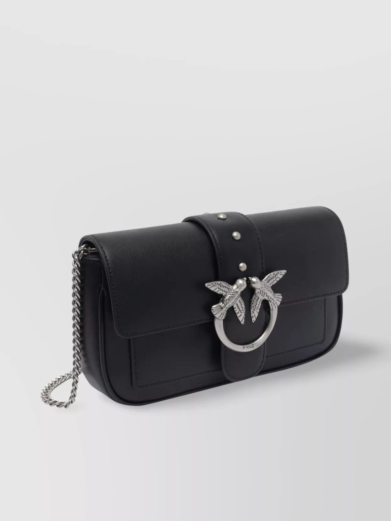 Pinko Love Crossbody Bag Bird Embellishment