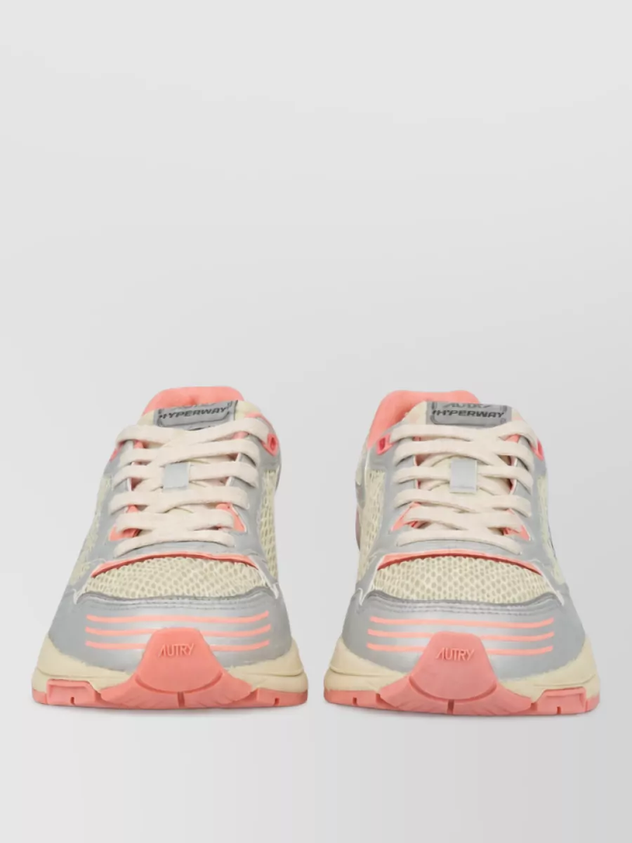 Autry leather panelled low-top sneakers