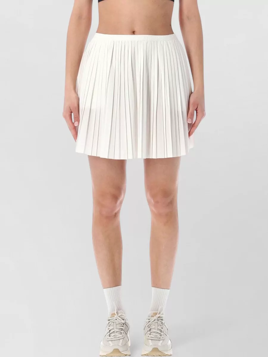 Nike pleated mid-rise mini skirt