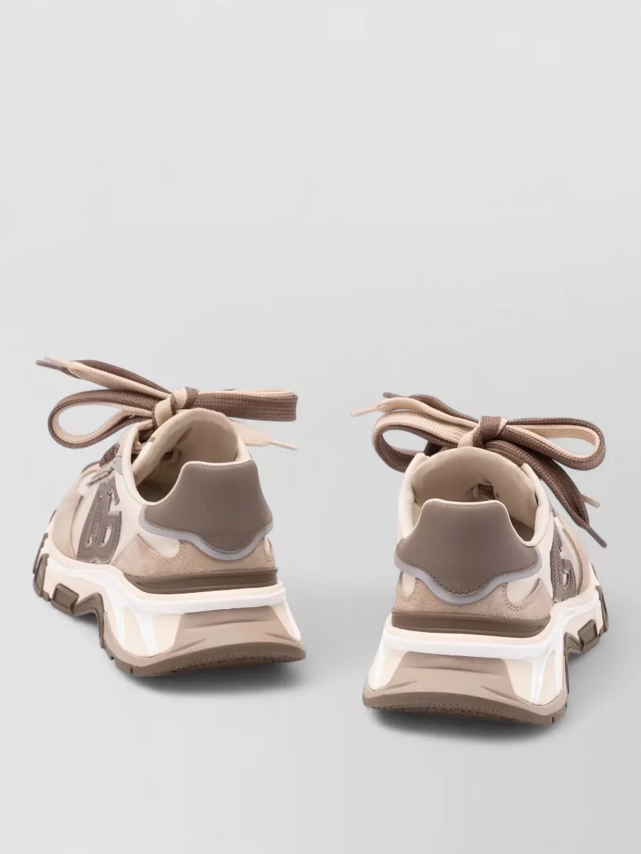 Dolce&Gabbana Leather And Nylon Low-Top Sneakers