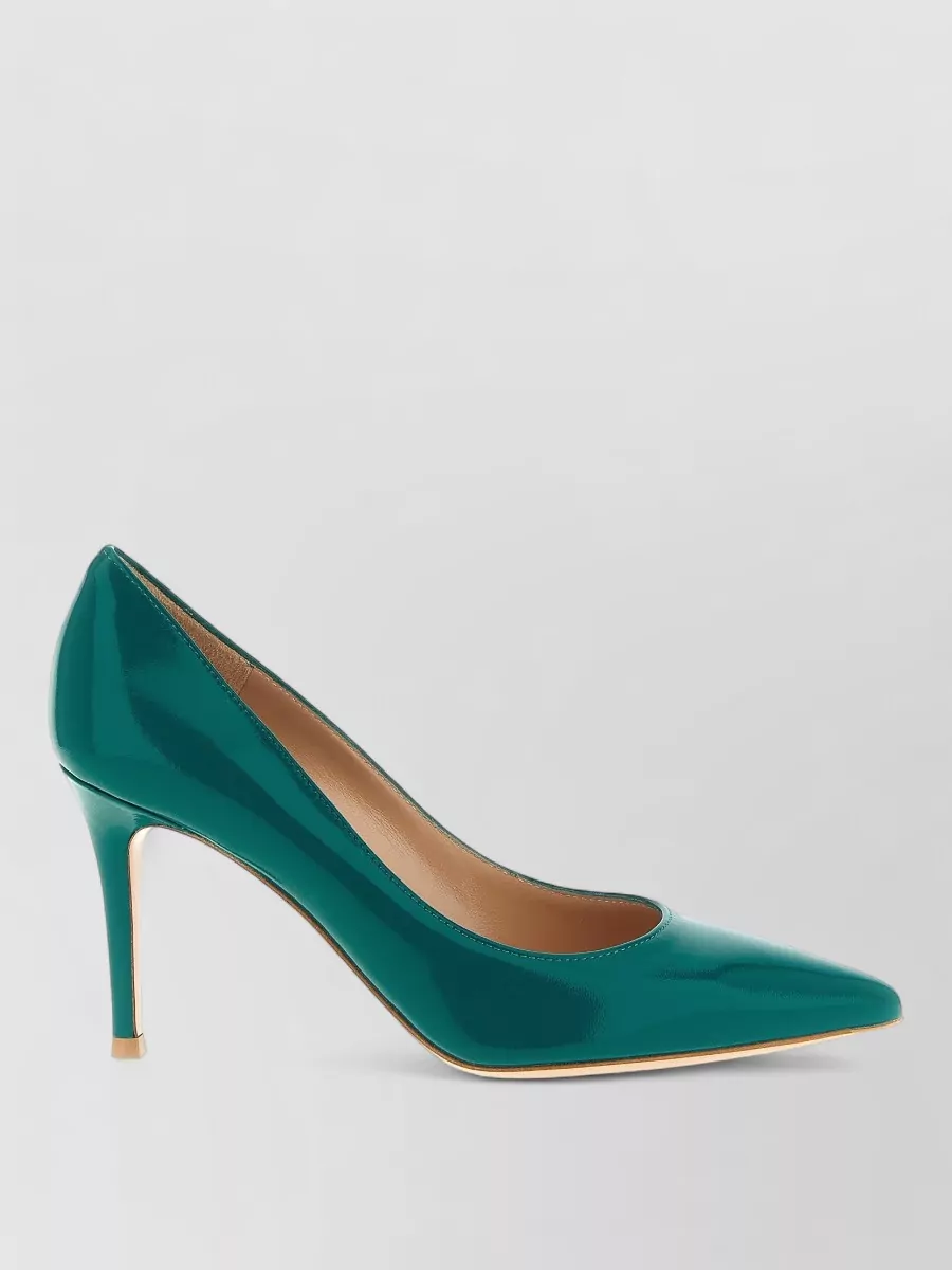 Gianvito Rossi Signature Pumps Pointed Toe Glossy Finish