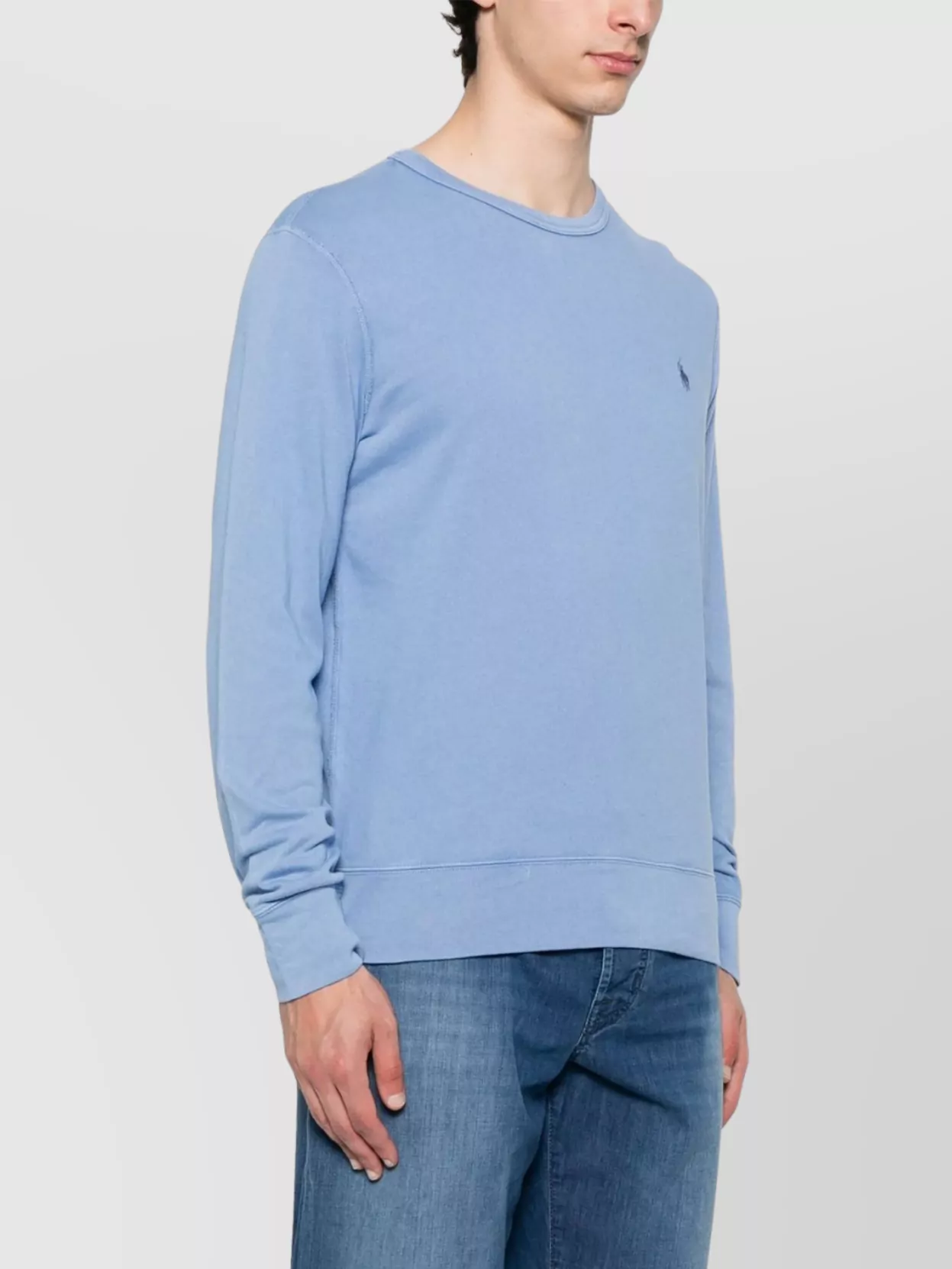 Polo Ralph Lauren Rib-Knit Crewneck Sweater With Long Sleeves