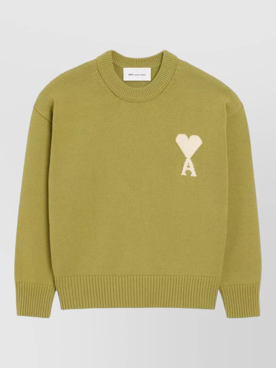 Ami Paris Fine-Knit Jumper