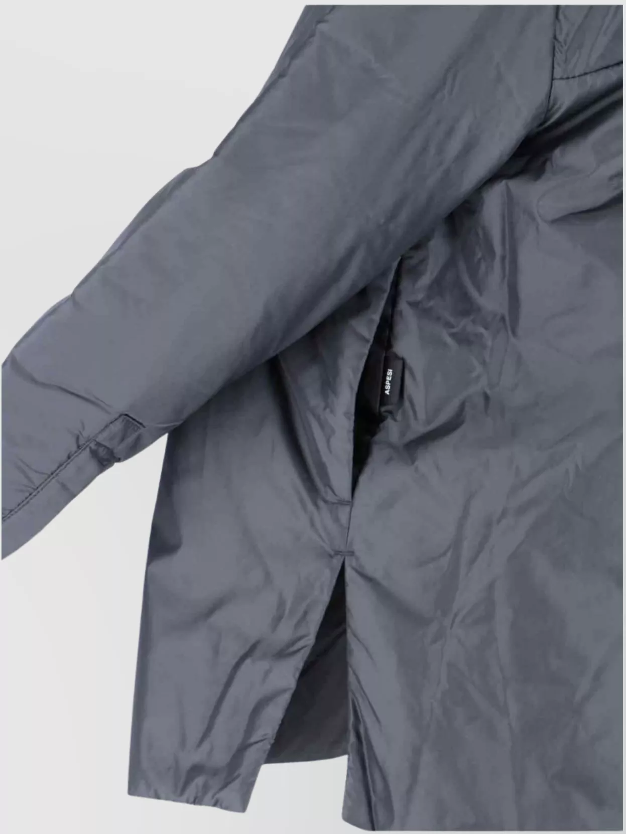 Aspesi Relaxed Fit Jacket With Hood And Slits