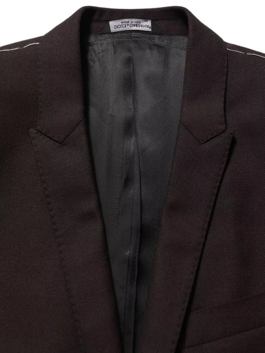 Dolce&Gabbana Virgin Wool Single Breasted Suit