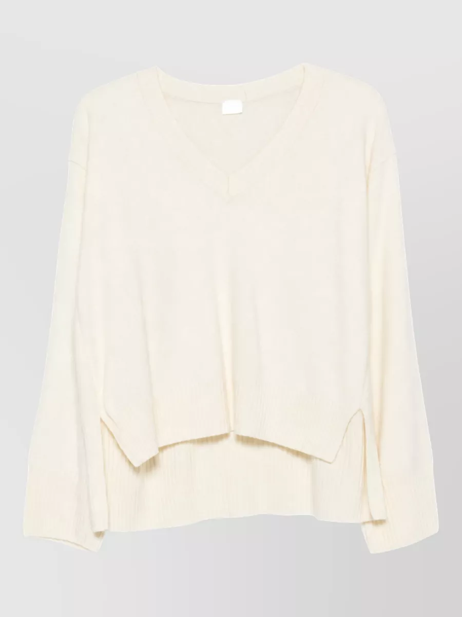 Ct Plage Wool v-neck long-sleeve jumper