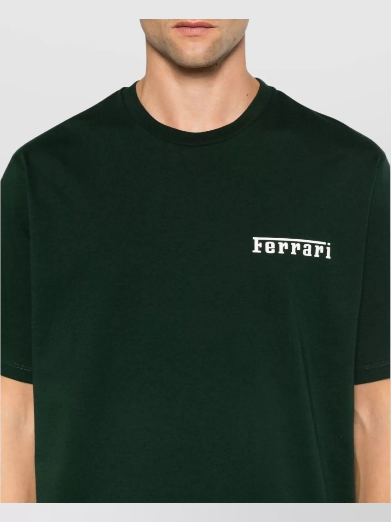 Ferrari Soft Cotton Jersey Short Sleeve T-Shirt
