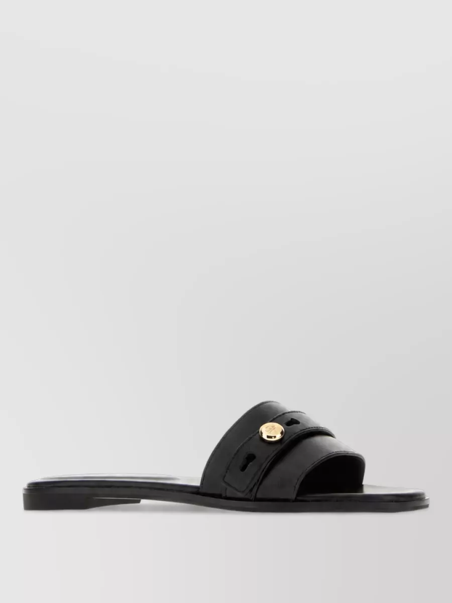 Tory Burch leather romy mules