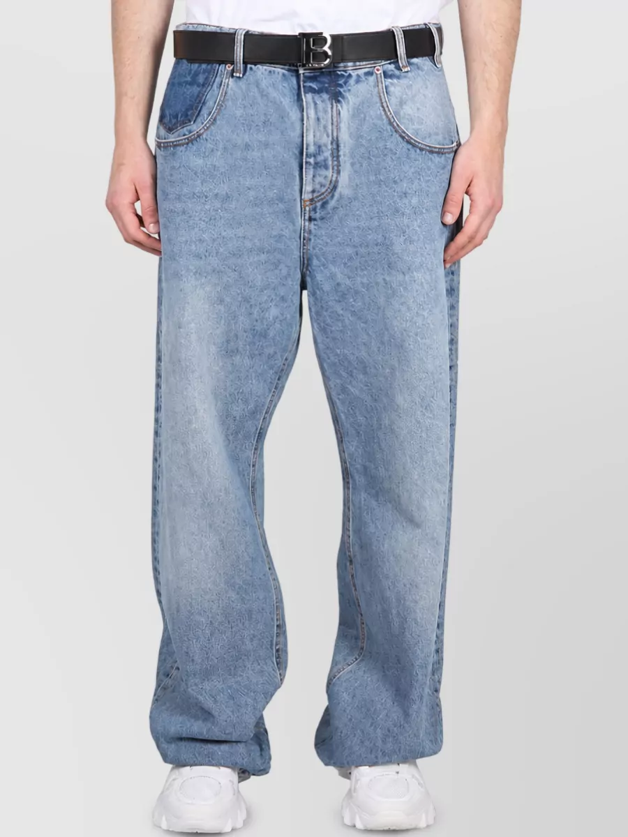 Balmain denim loose fit jeans
