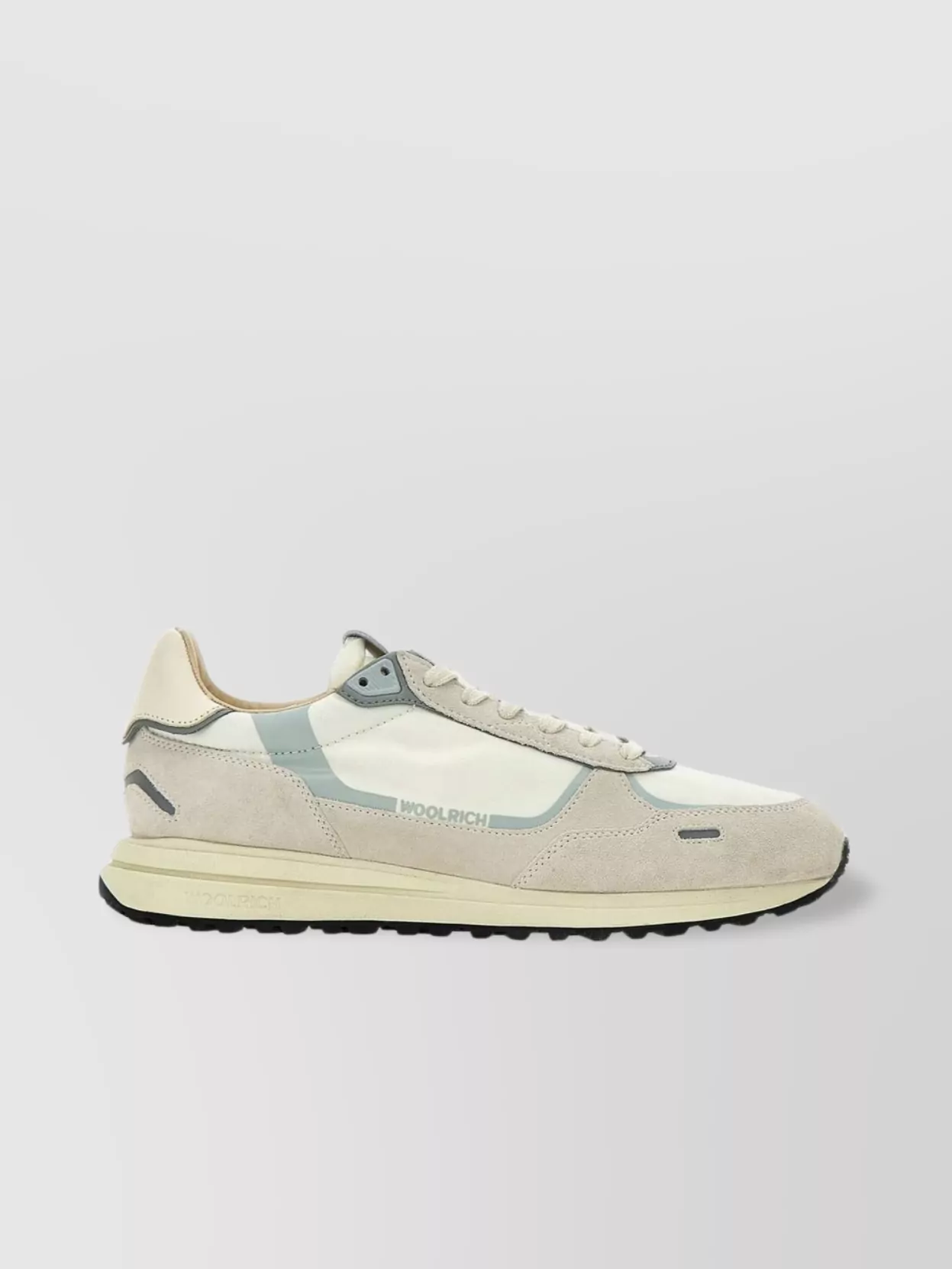Woolrich Leather Sneakers With Notched Rubber Sole